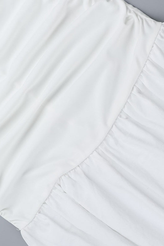 Sexy Hollow Strapless Maxi Dress