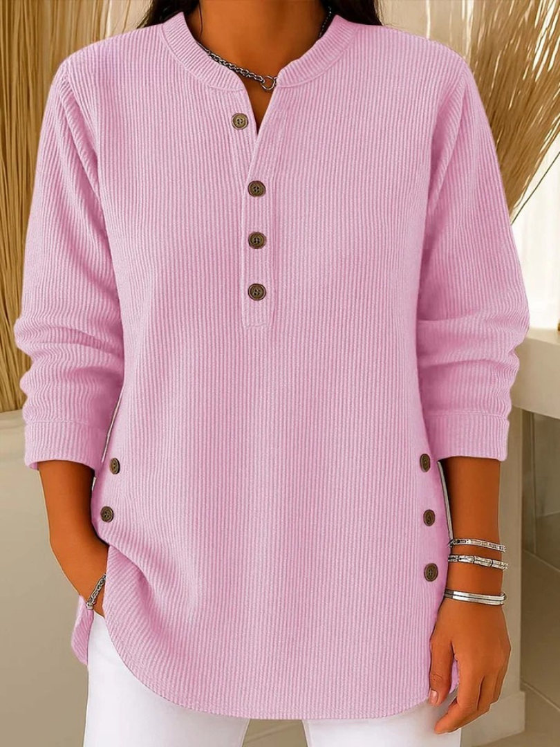 Neva Button Henley Tunic