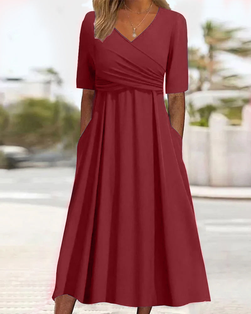 Katharin - Luxurious Spring Midi Dress