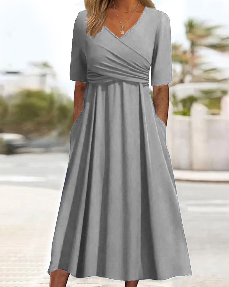 Katharin - Luxurious Spring Midi Dress