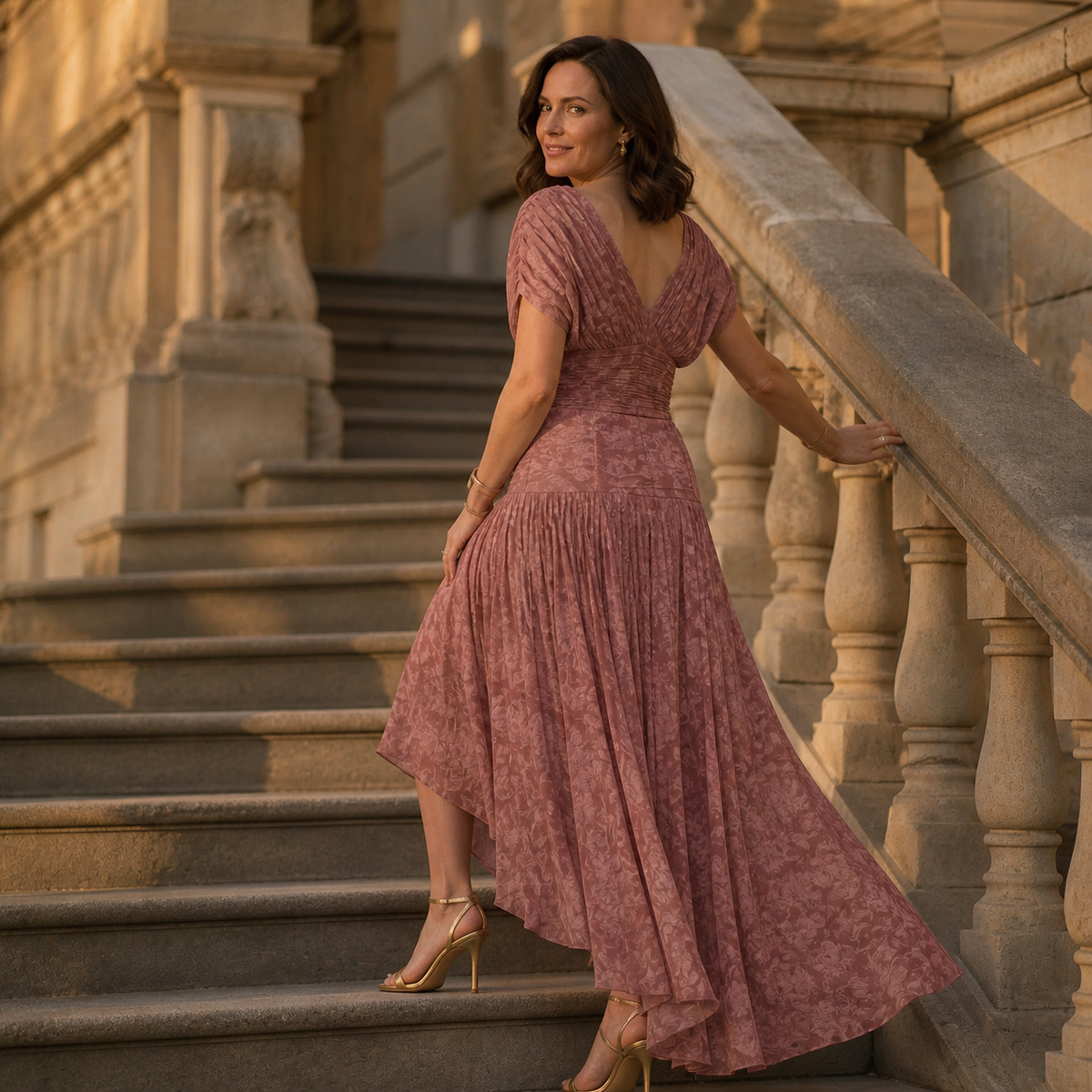 Amelia Elegant Flowing Dress
