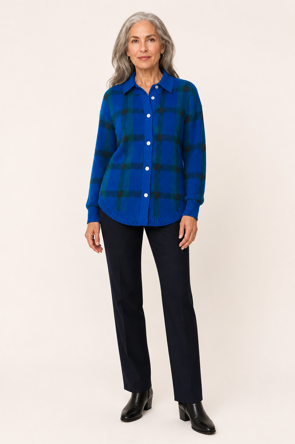 Camille Plaid Cardigan