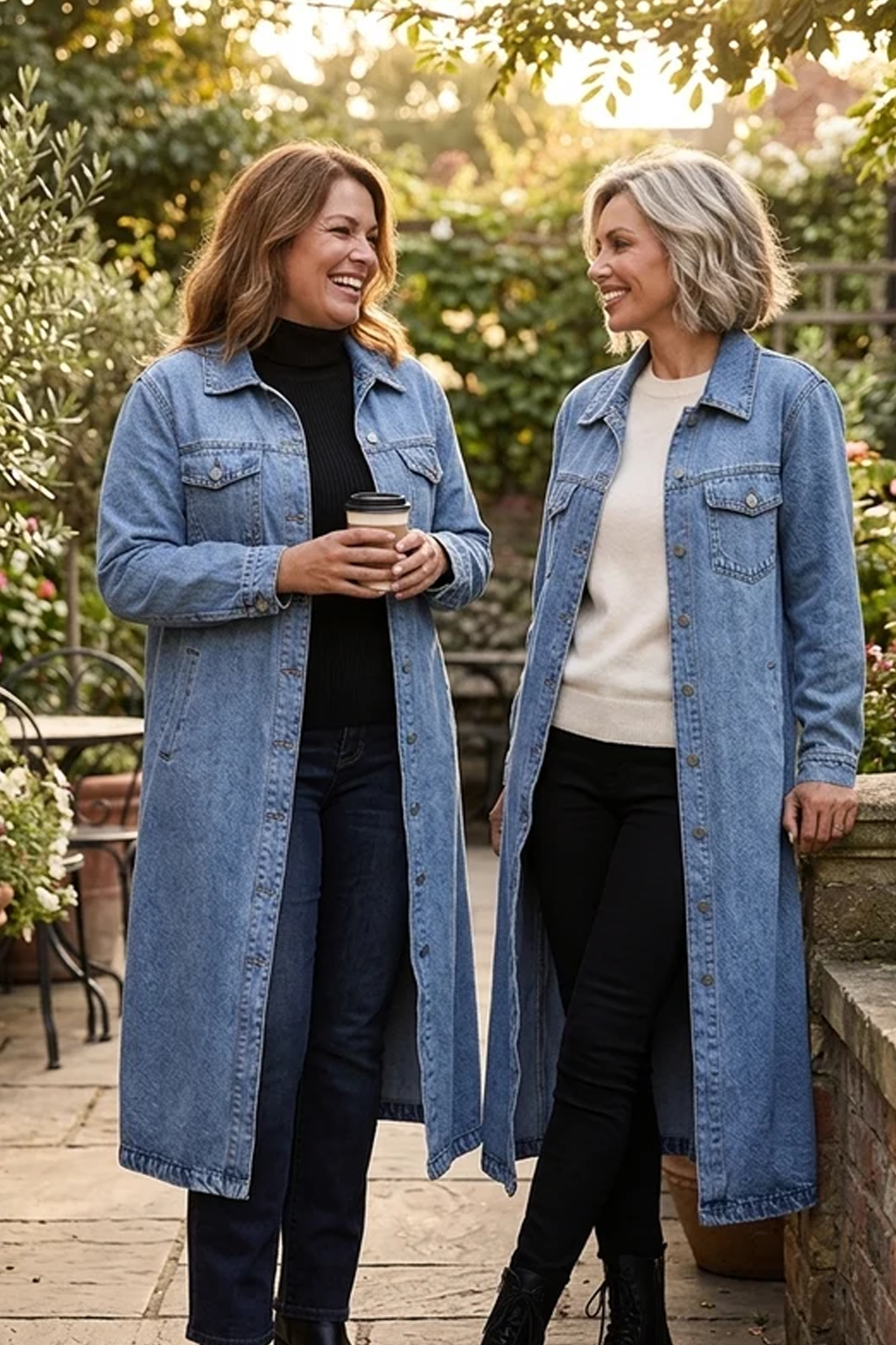 Denara Denim Maxi Coat