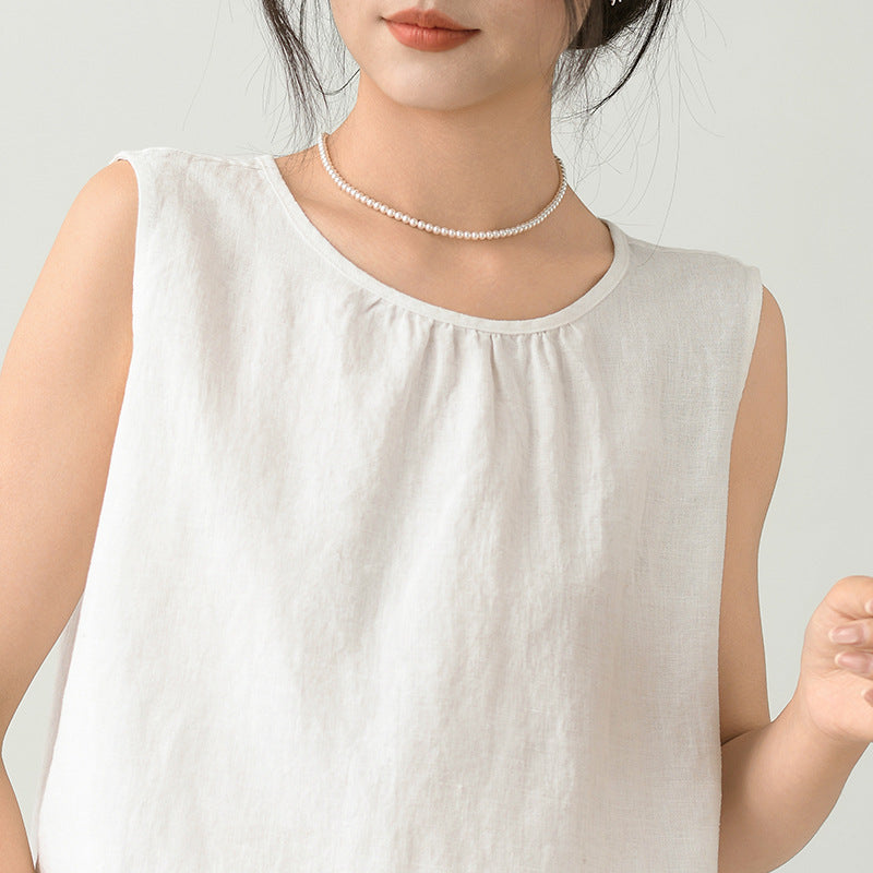 Sleeveless Top and Pants Set