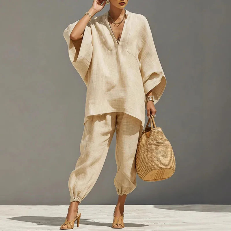 Cordella Linen Matching Set