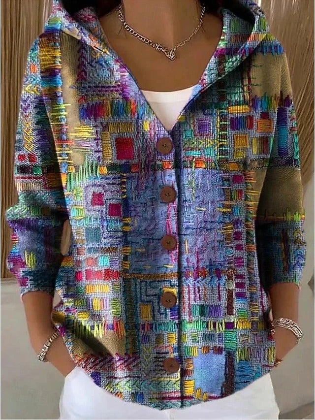 Patchouli Artistic Cardigan