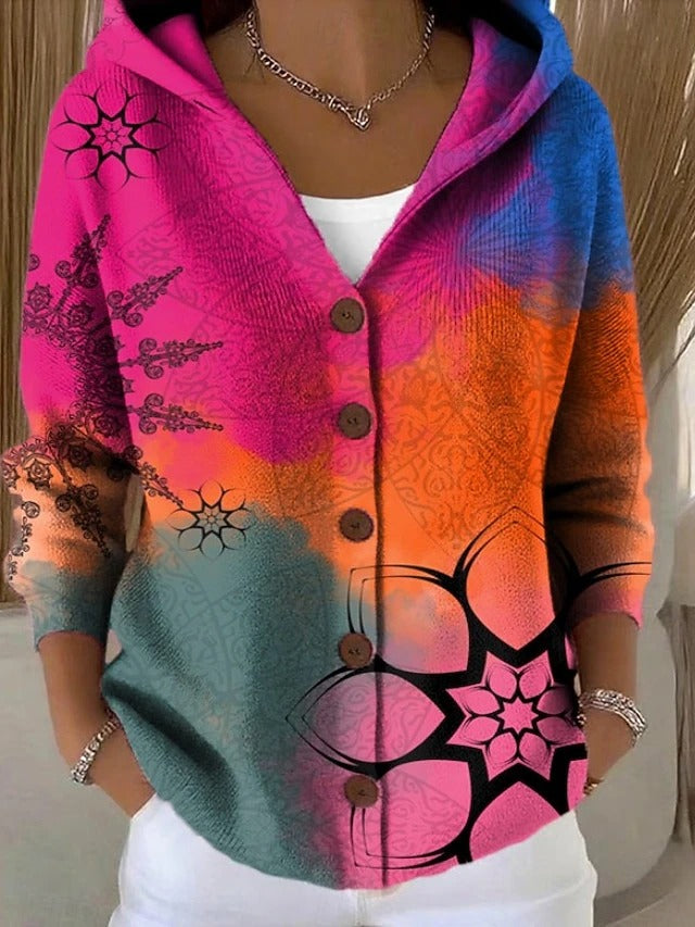 Patchouli Artistic Cardigan