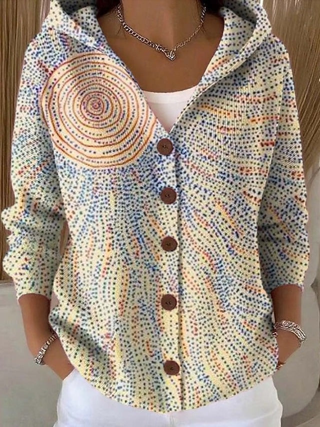 Patchouli Artistic Cardigan