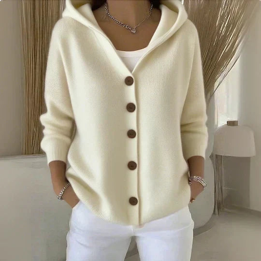 Darienne Hooded Knit Cardigan