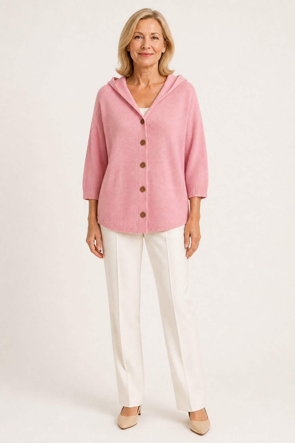 Darienne Hooded Knit Cardigan