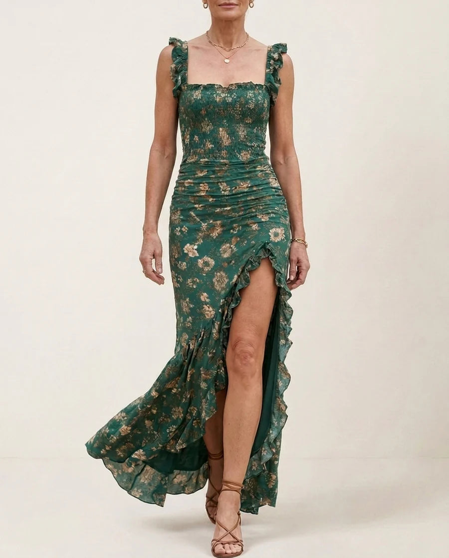 Mika | Boho Retro Maxi Dress