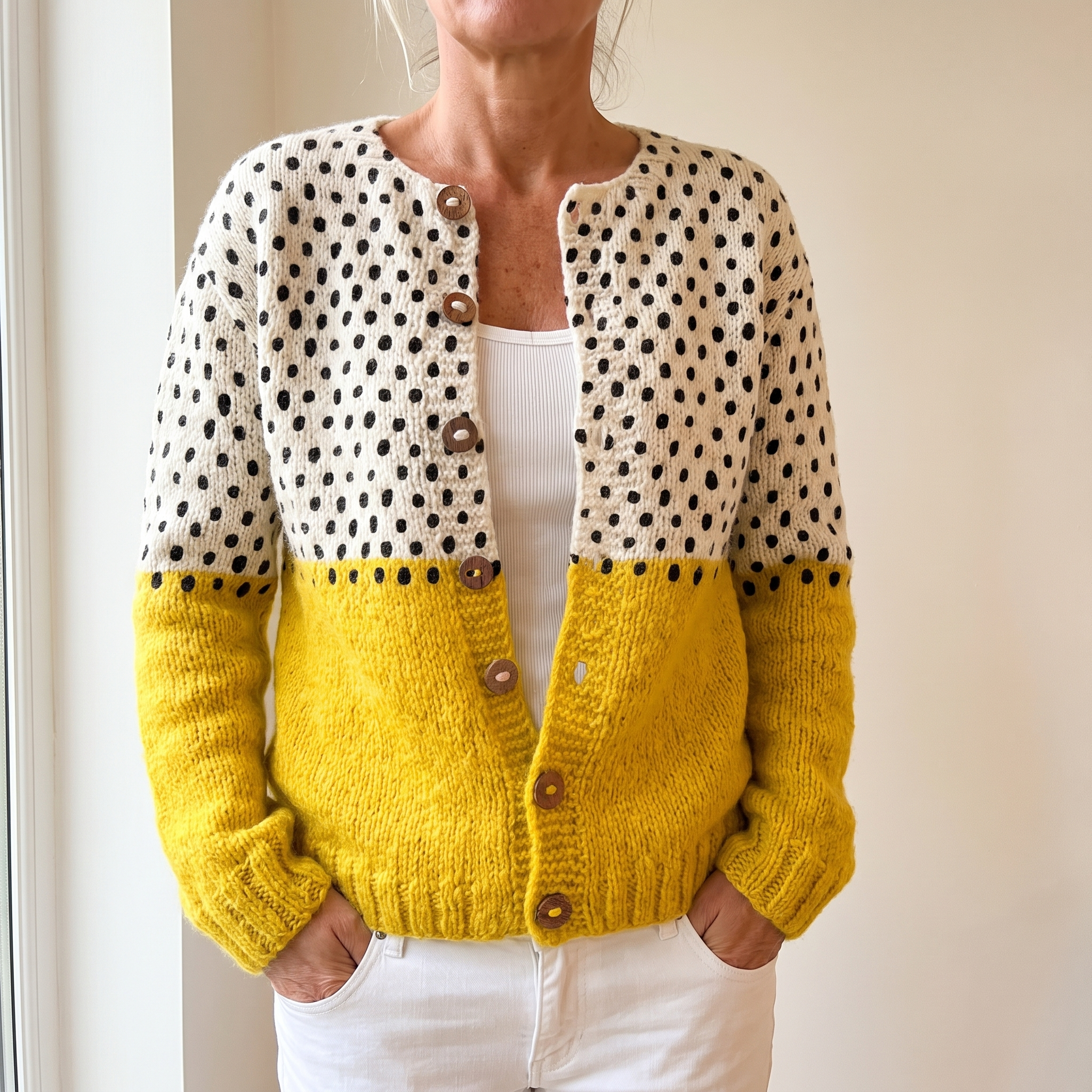 Junella Vintage Knit Cardigan