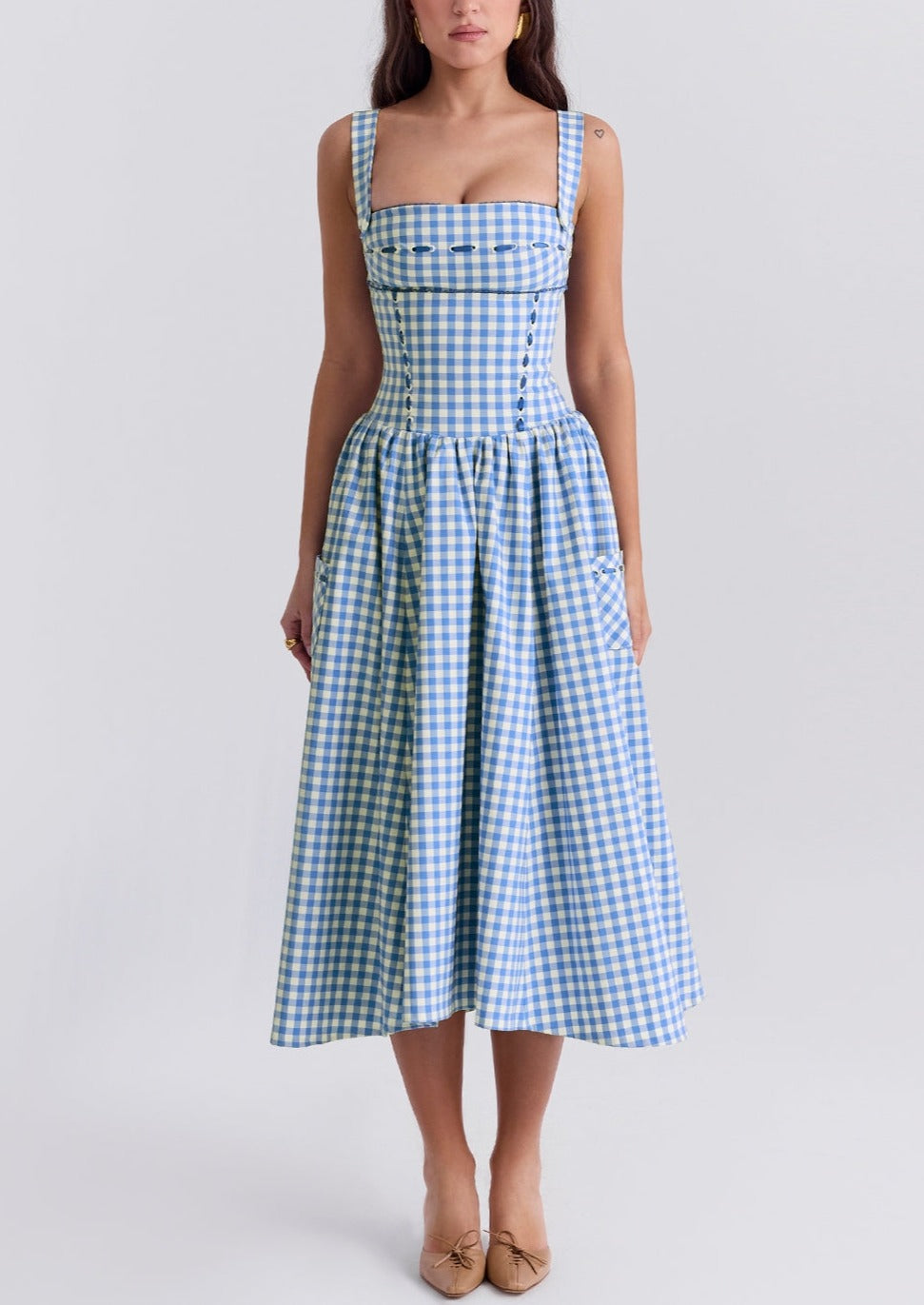 Ariana | Sleeveless Midi Sundress