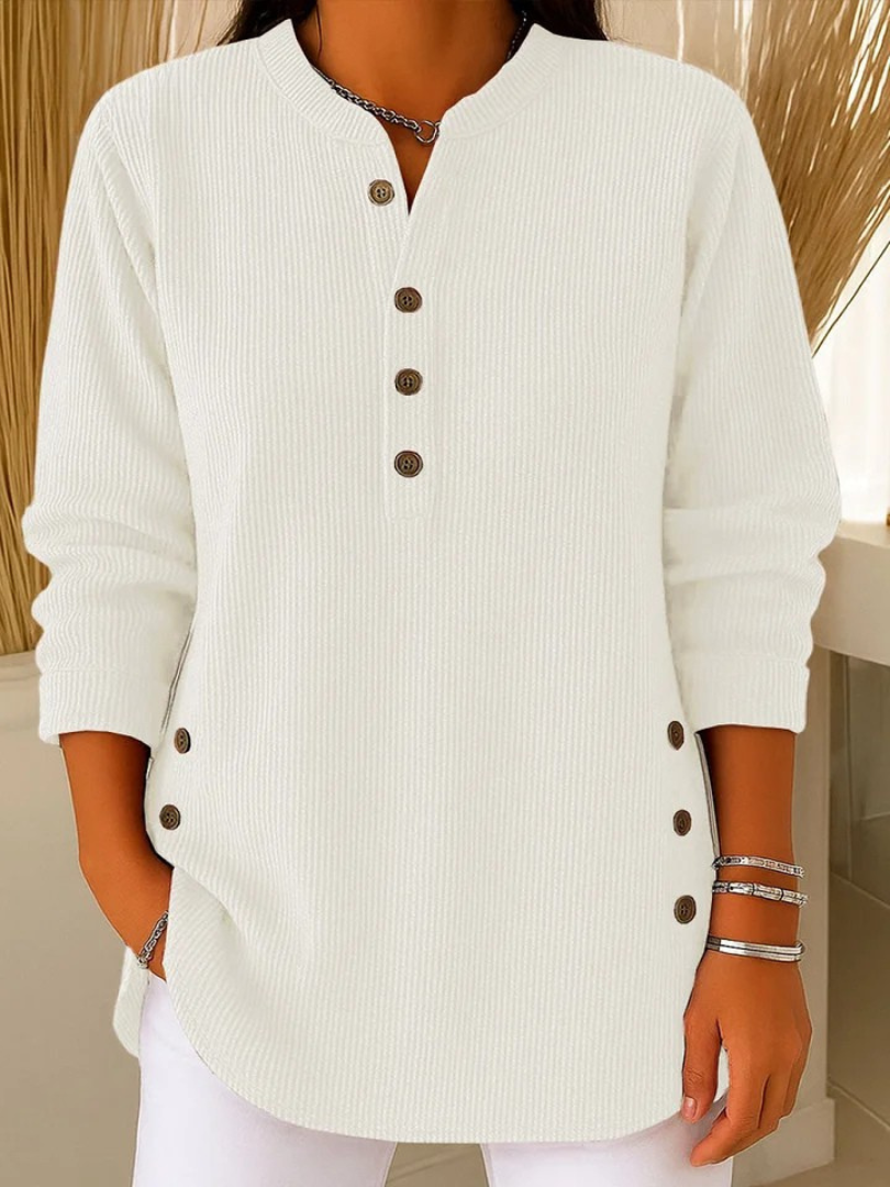 Neva Button Henley Tunic