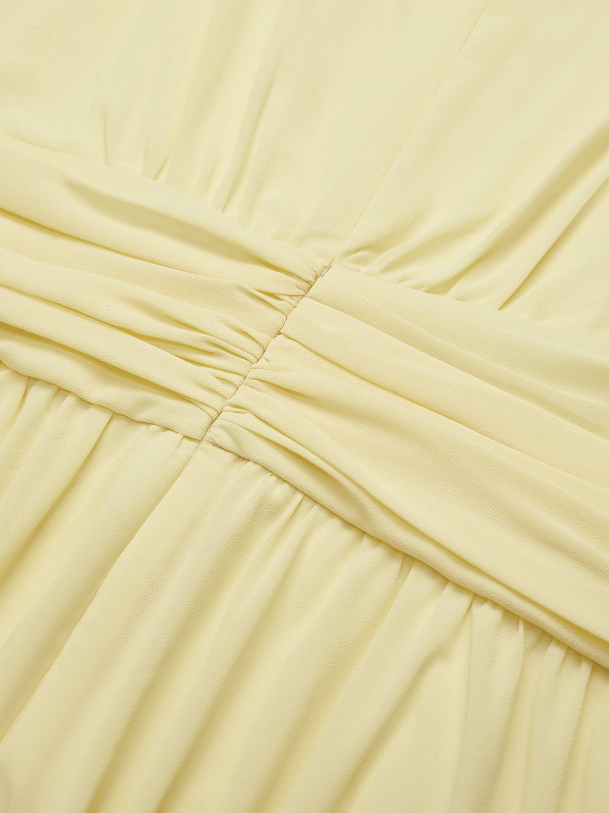 Sleeveless Ruched Maxi Dress
