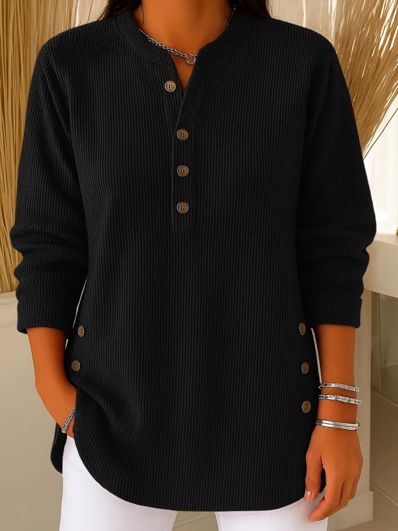 Neva Button Henley Tunic