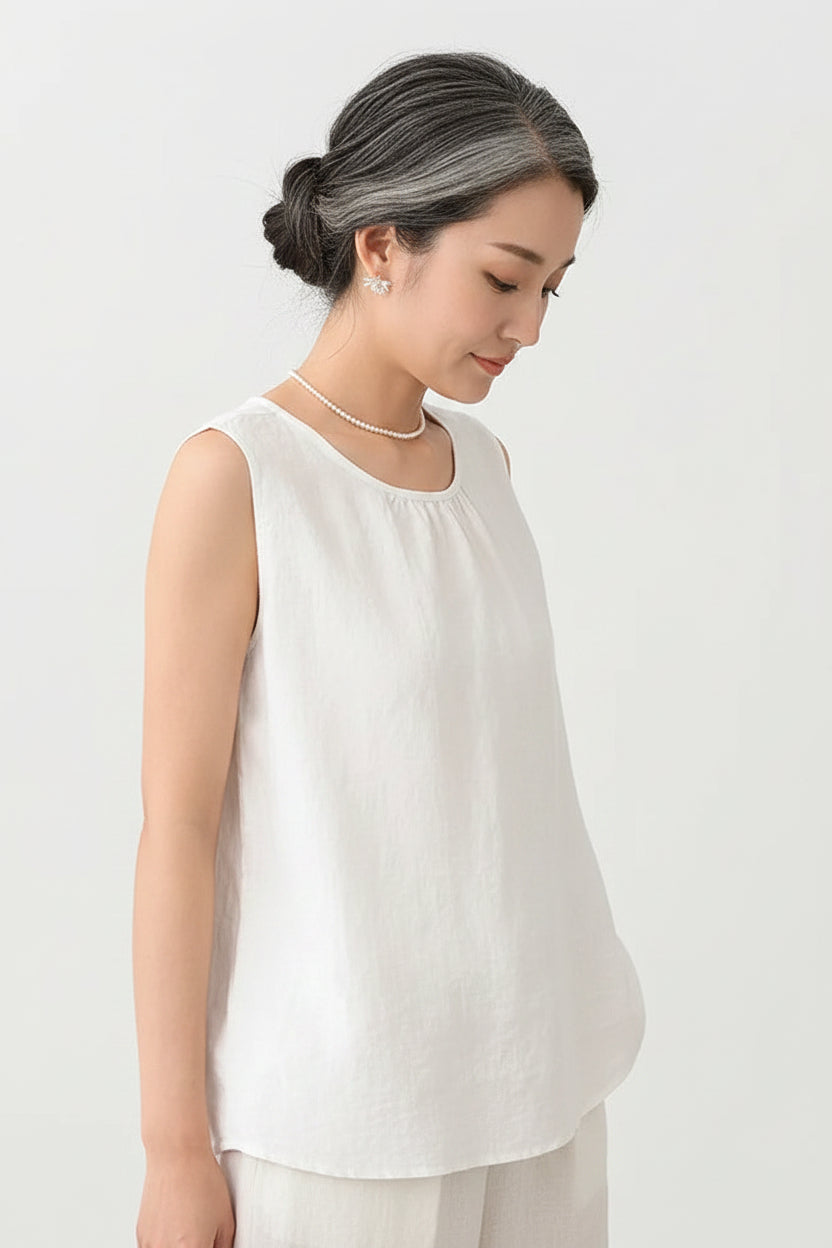 Sleeveless Top and Pants Set