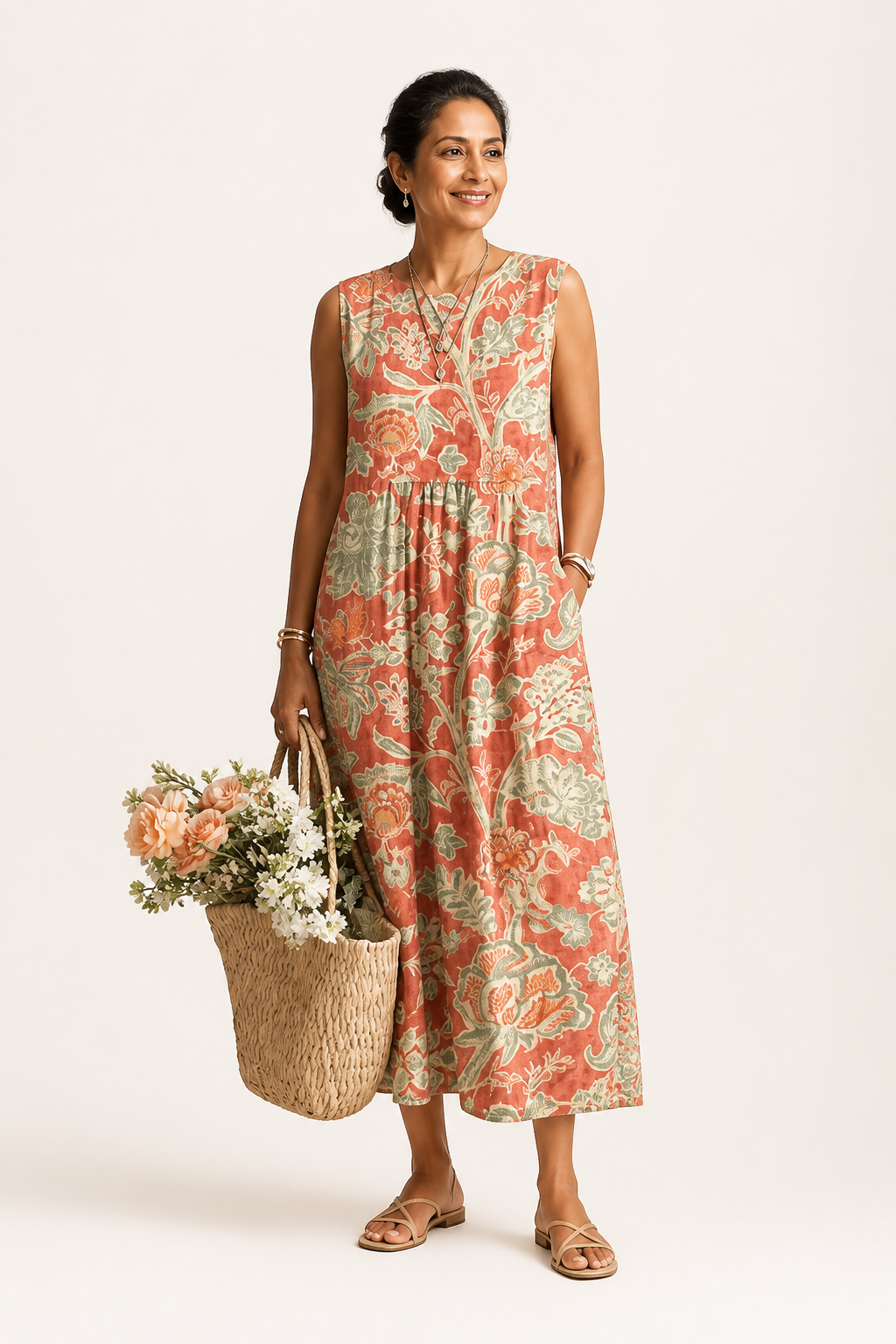 Amara Floral Print Dress
