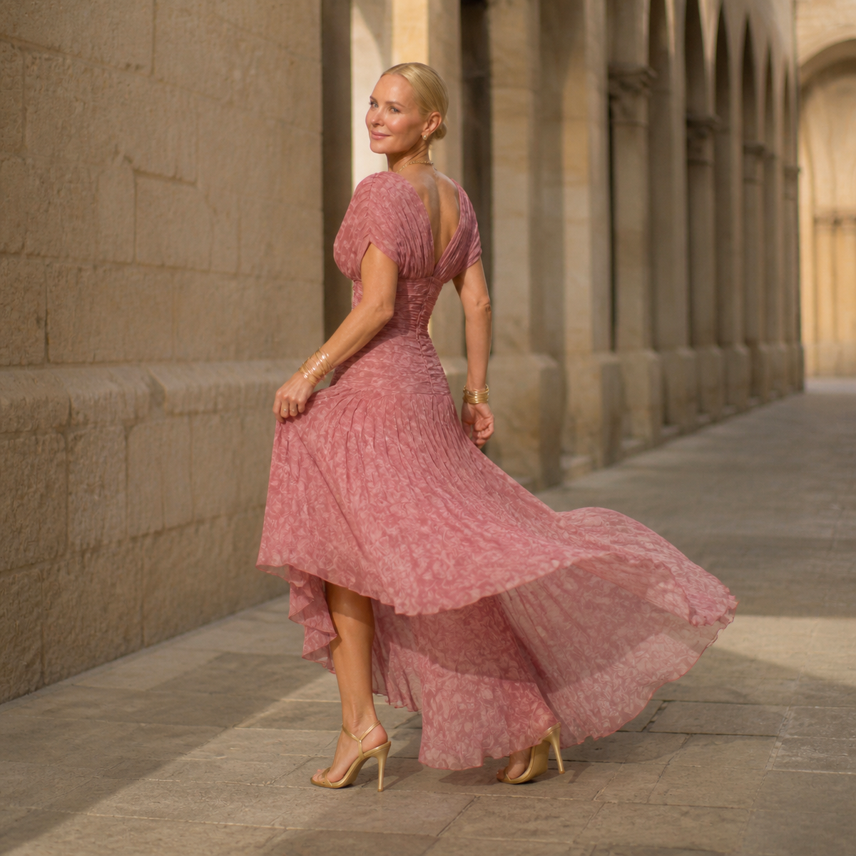 Amelia Elegant Flowing Dress