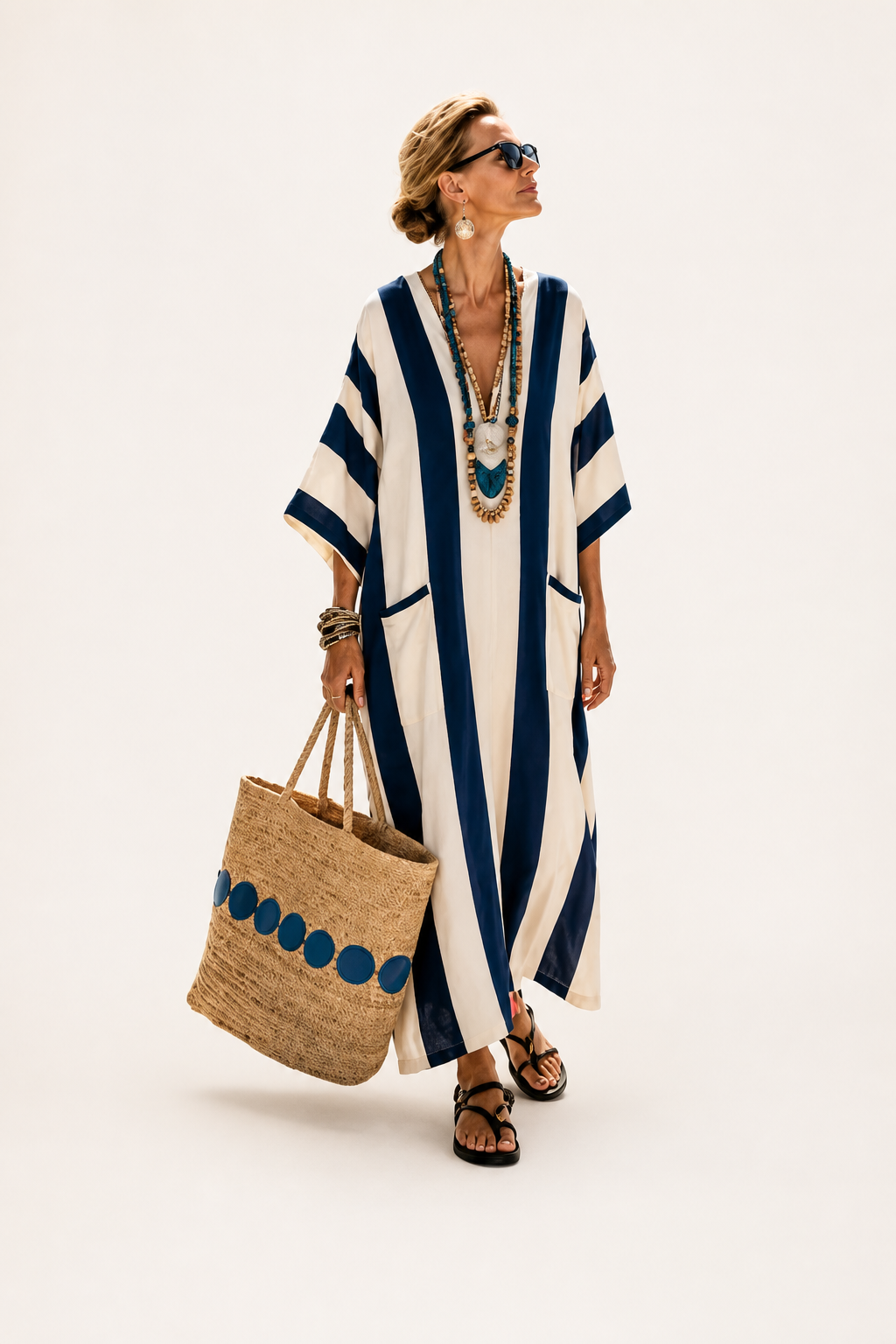 Audrey Long Caftan Dress