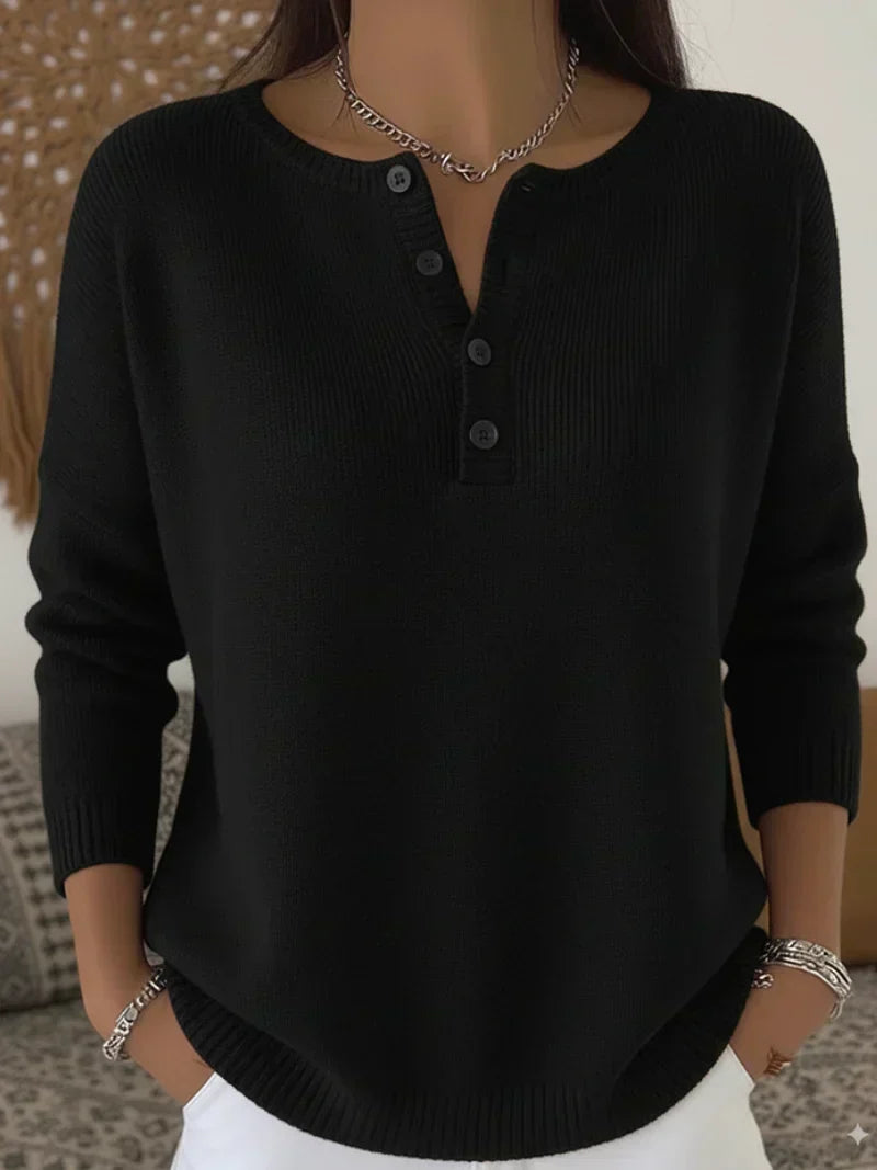 Helena Button Up Knit Jumper