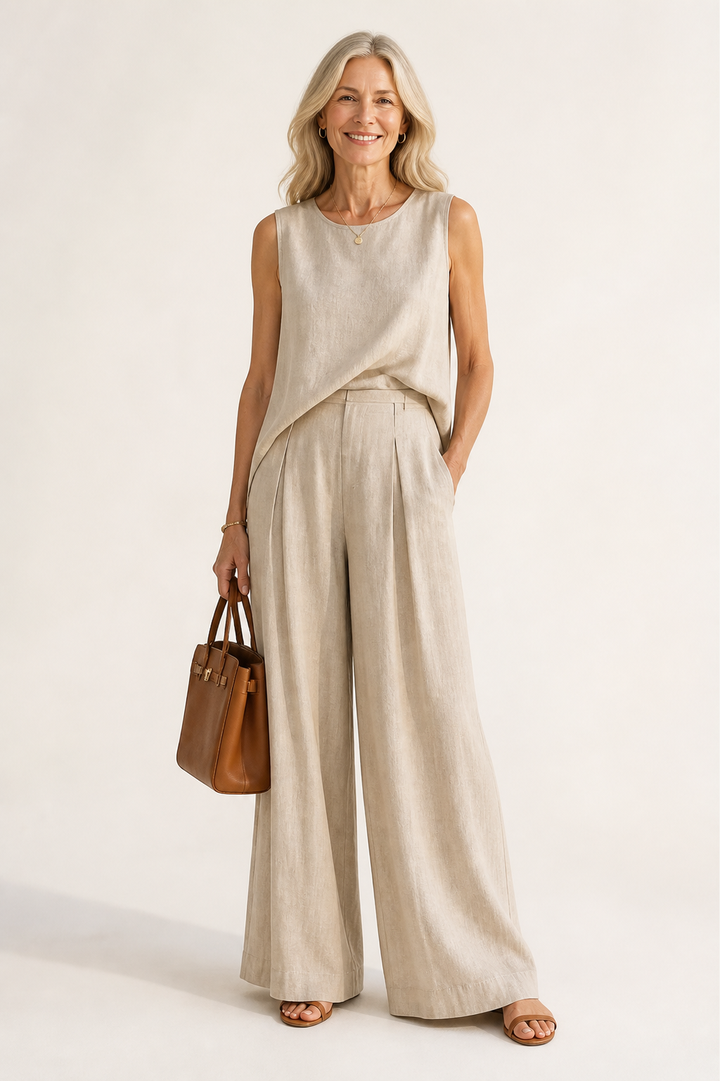 Euro Summer Cotton Pants Set