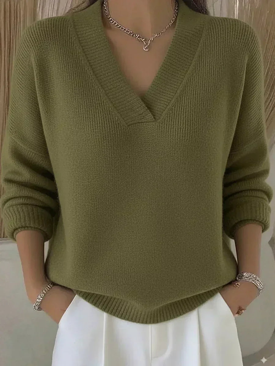 Vivelle V Neck Jumper