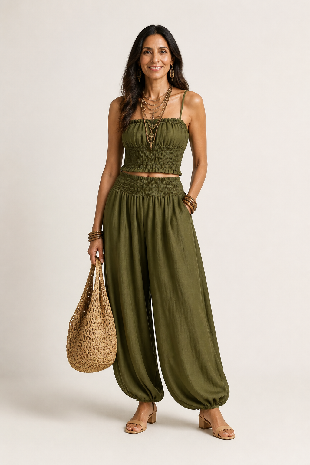 Harlow Wide-Leg Pants Set