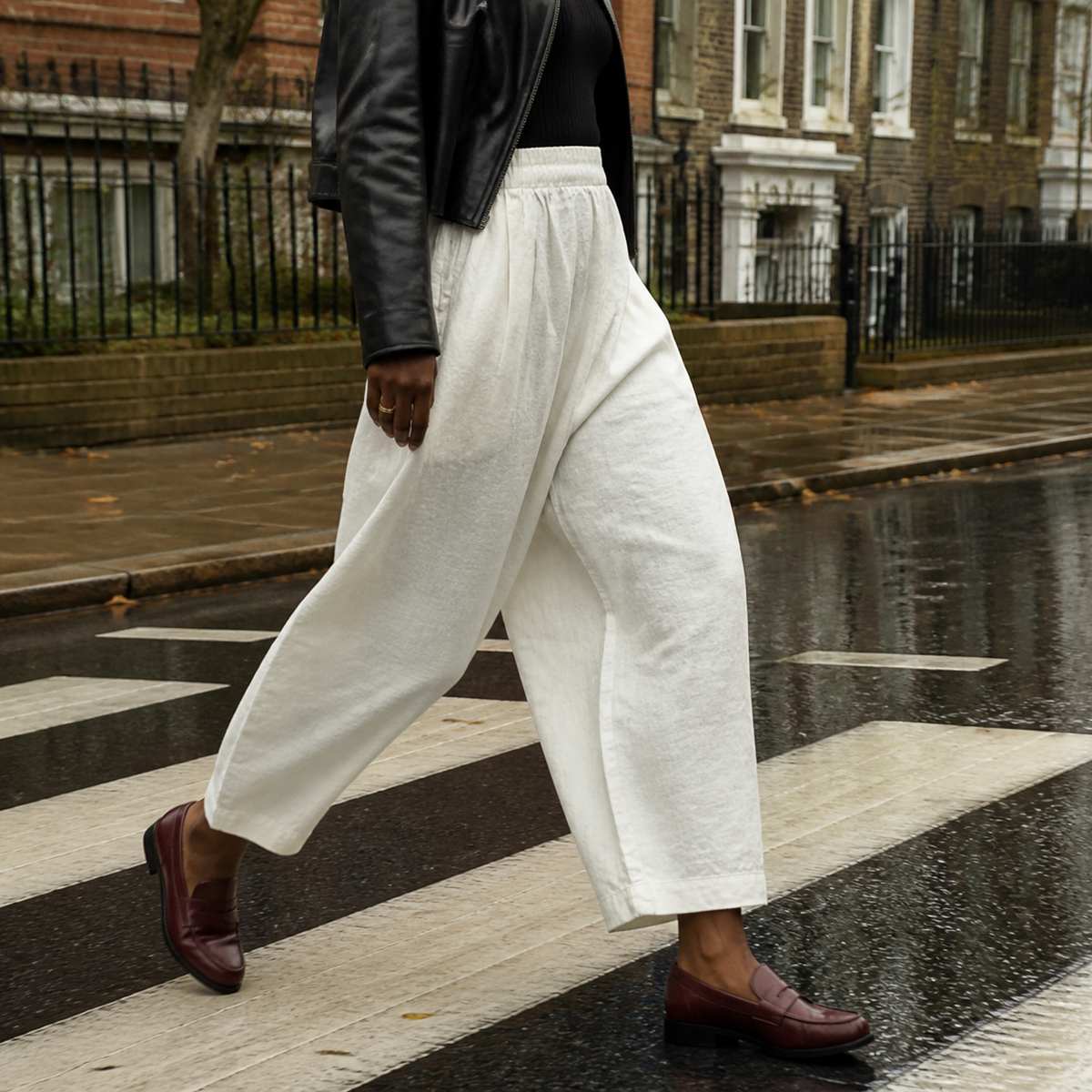 Loose-fit Linen Pants