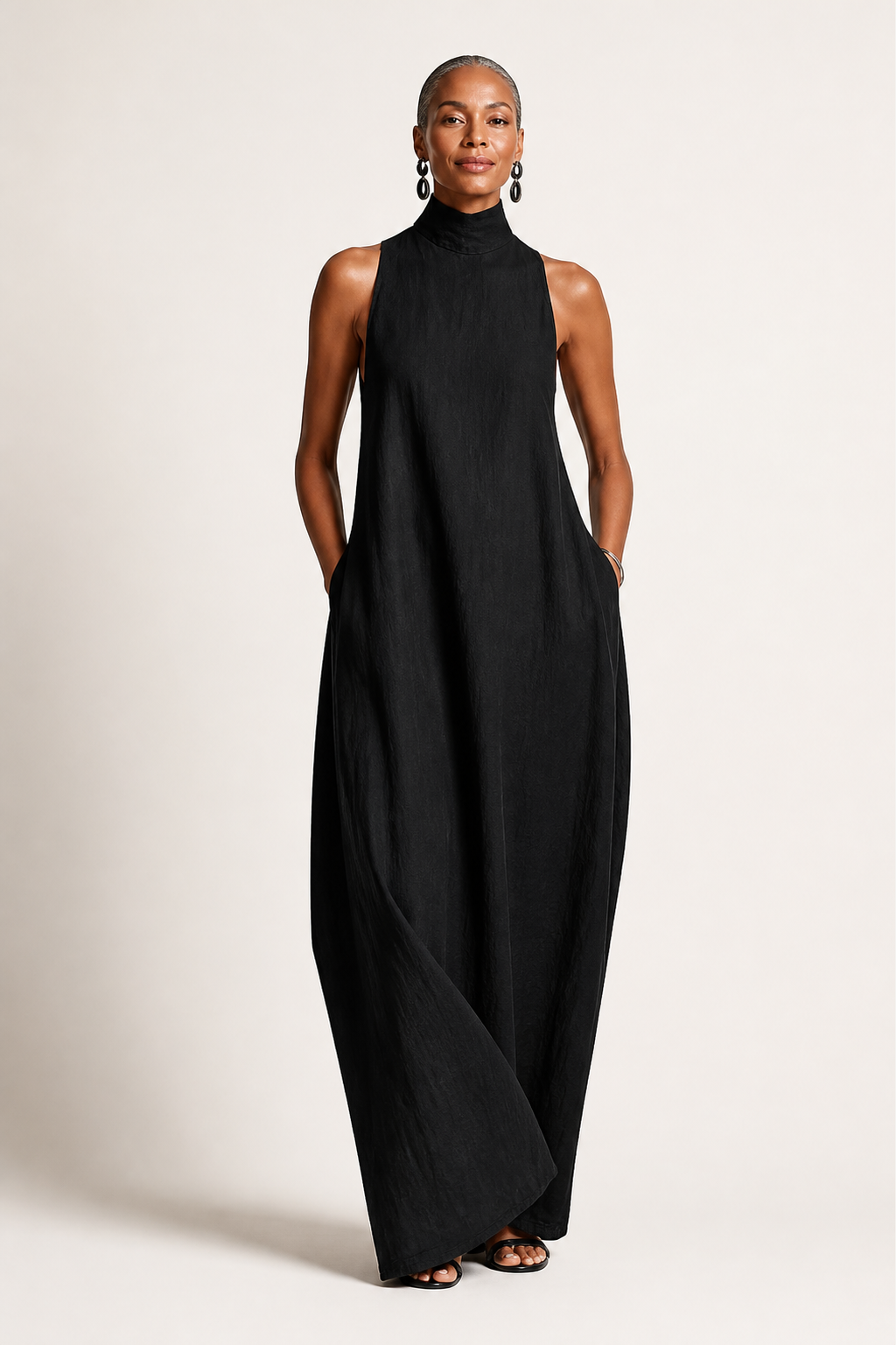 Maxi Dress with Side Pockets