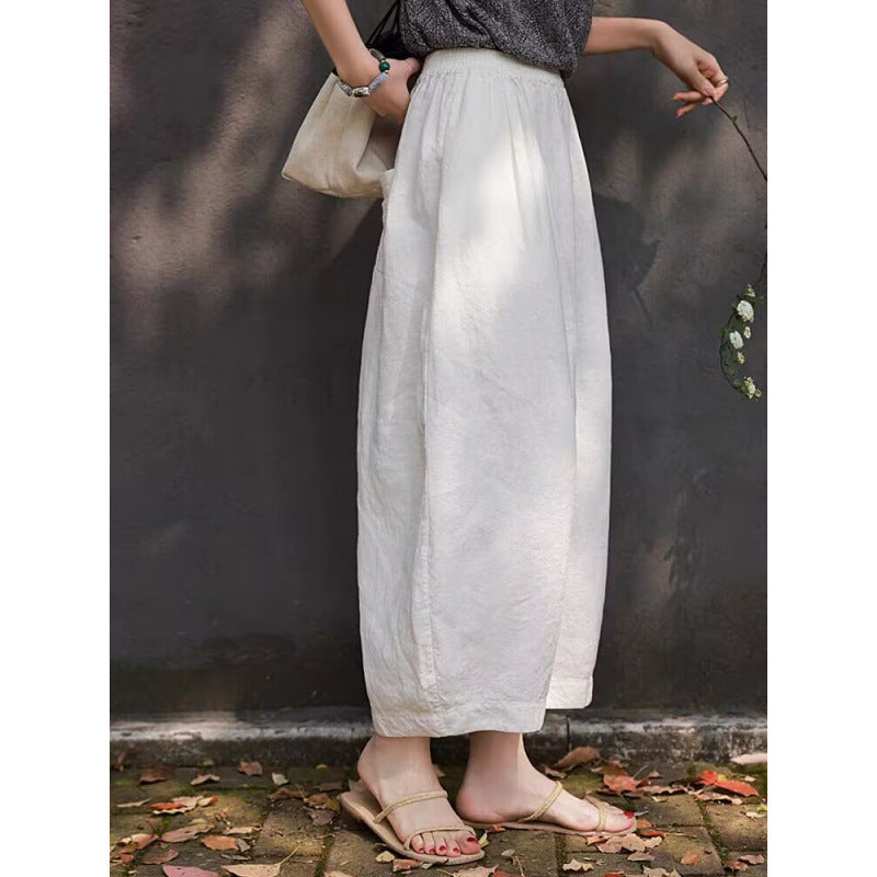 Loose-fit Linen Pants