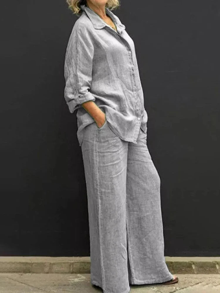 Emilia Casual Pants Set