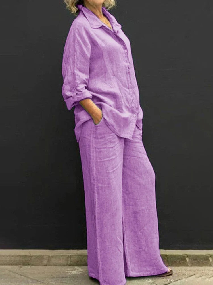 Emilia Casual Pants Set