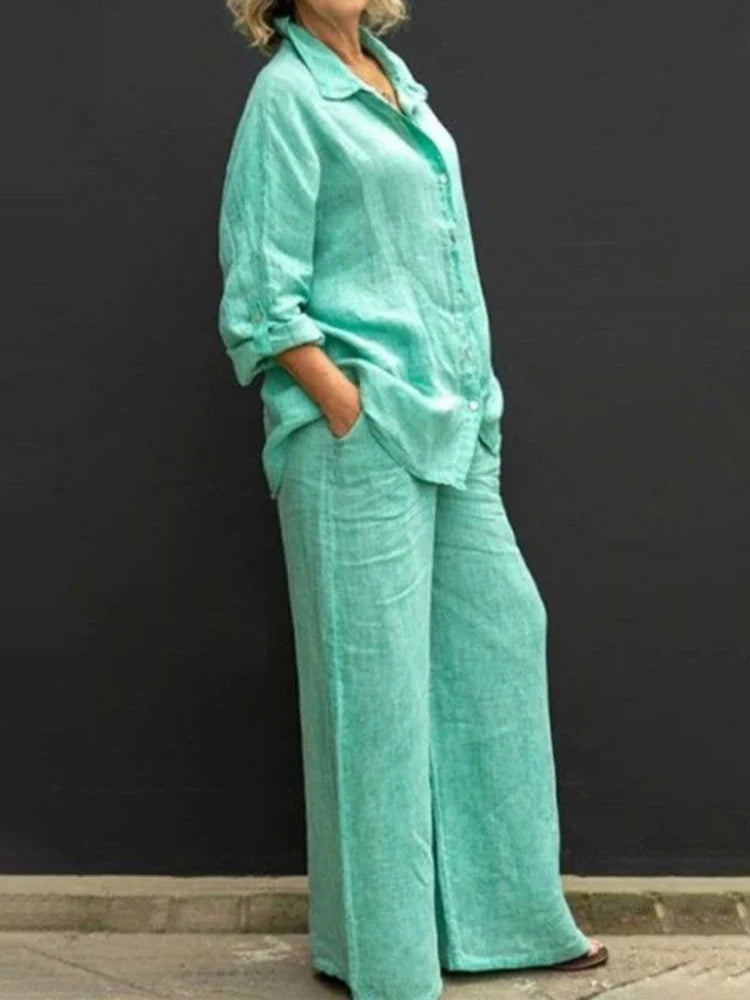 Emilia Casual Pants Set