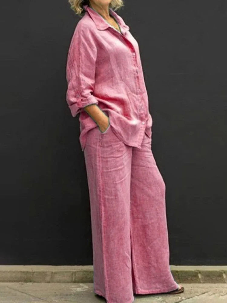 Emilia Casual Pants Set