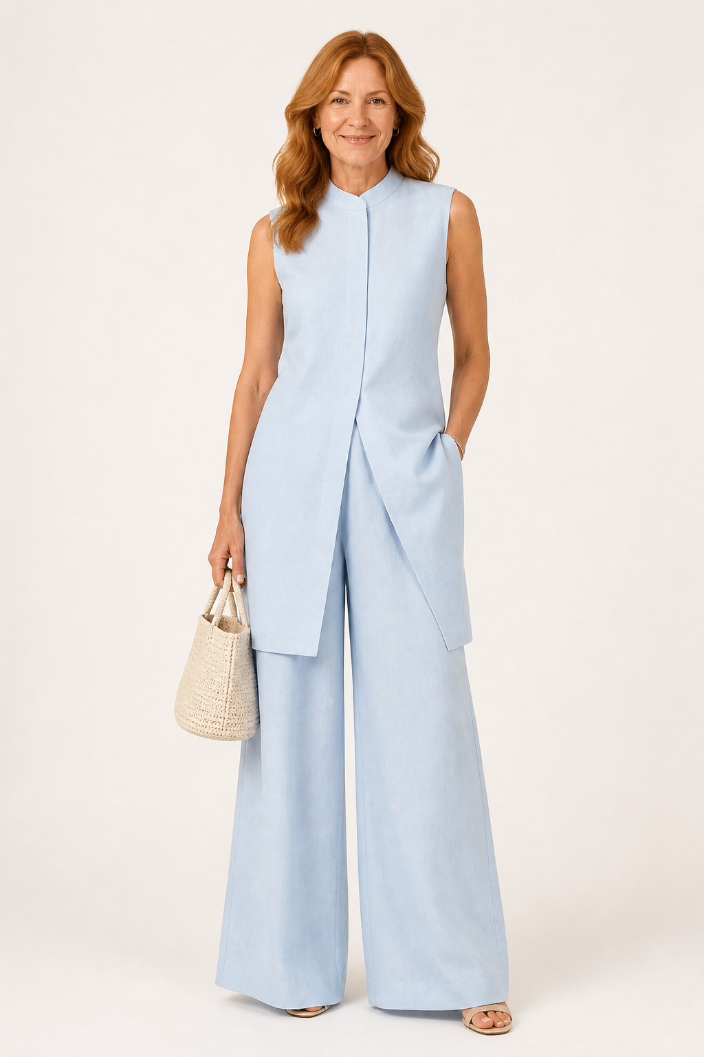 Sophisticated Wide-Leg Set