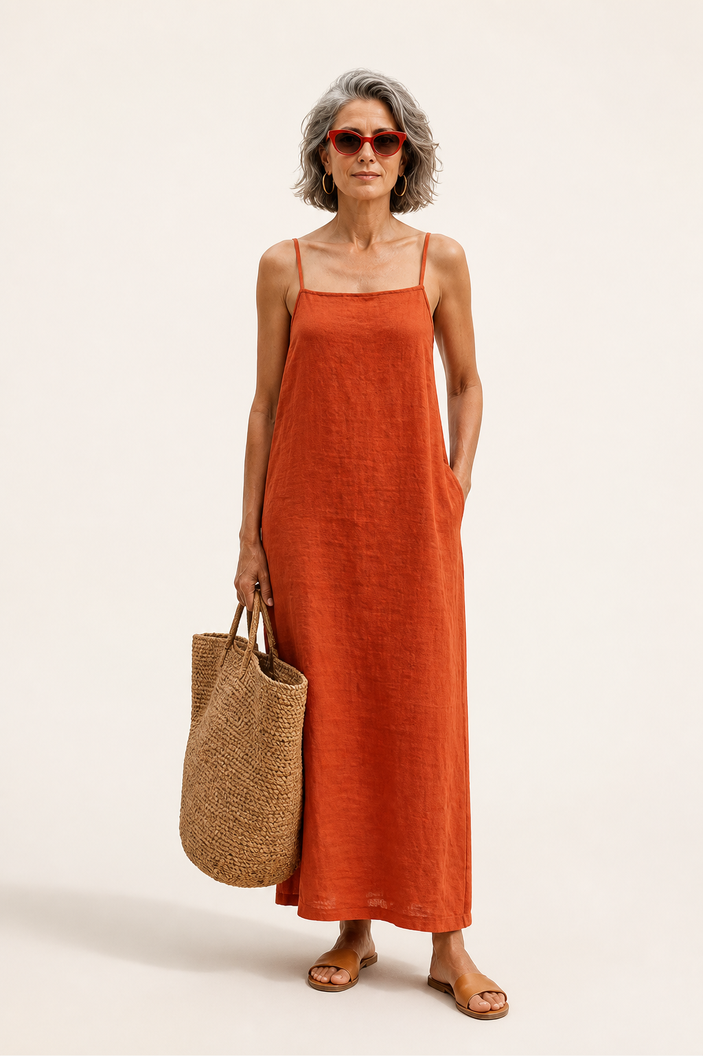 Spaghetti Straps Maxi Dress