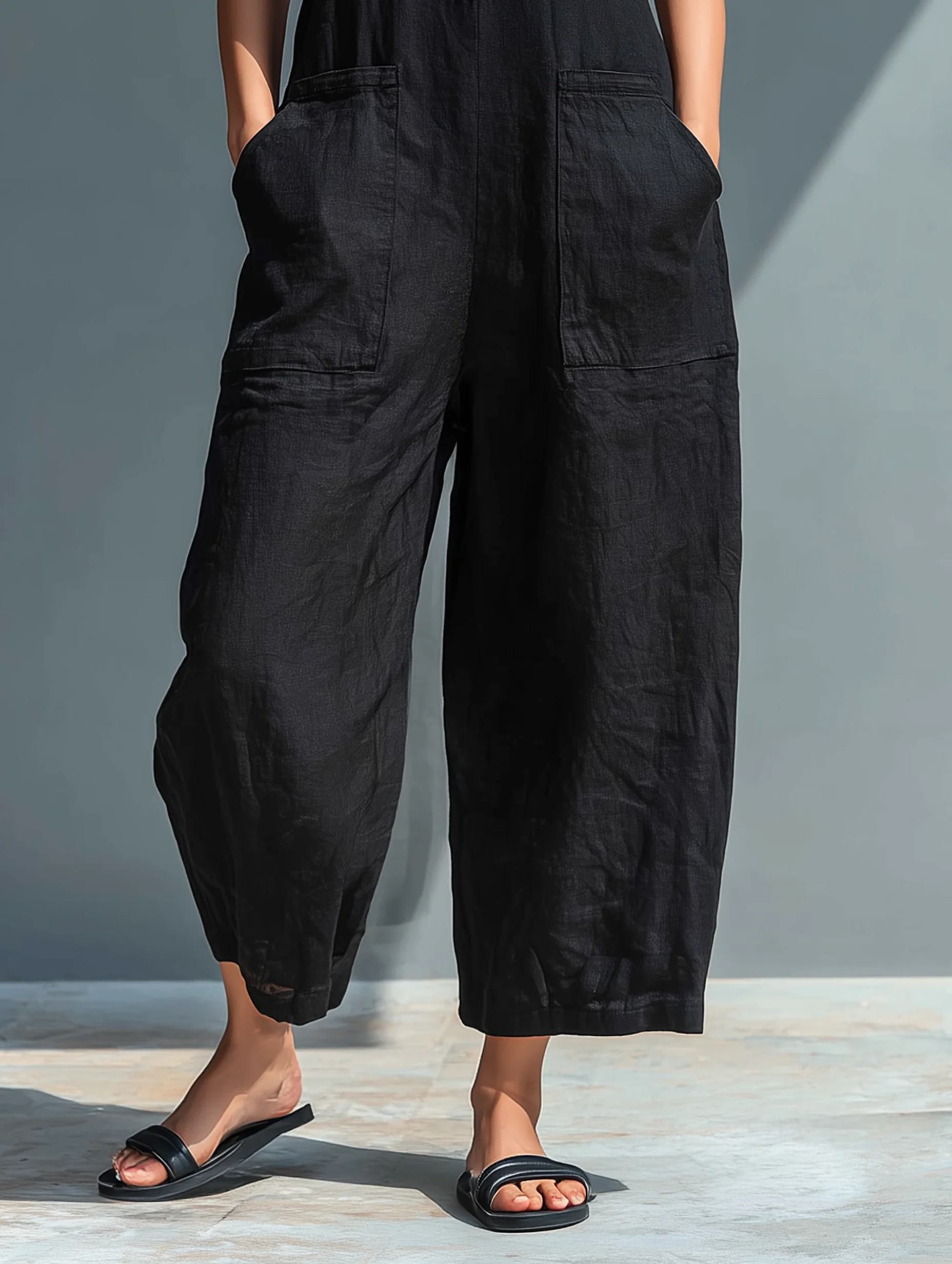Viola Sleeveless Loose-fit Jumpsuit
