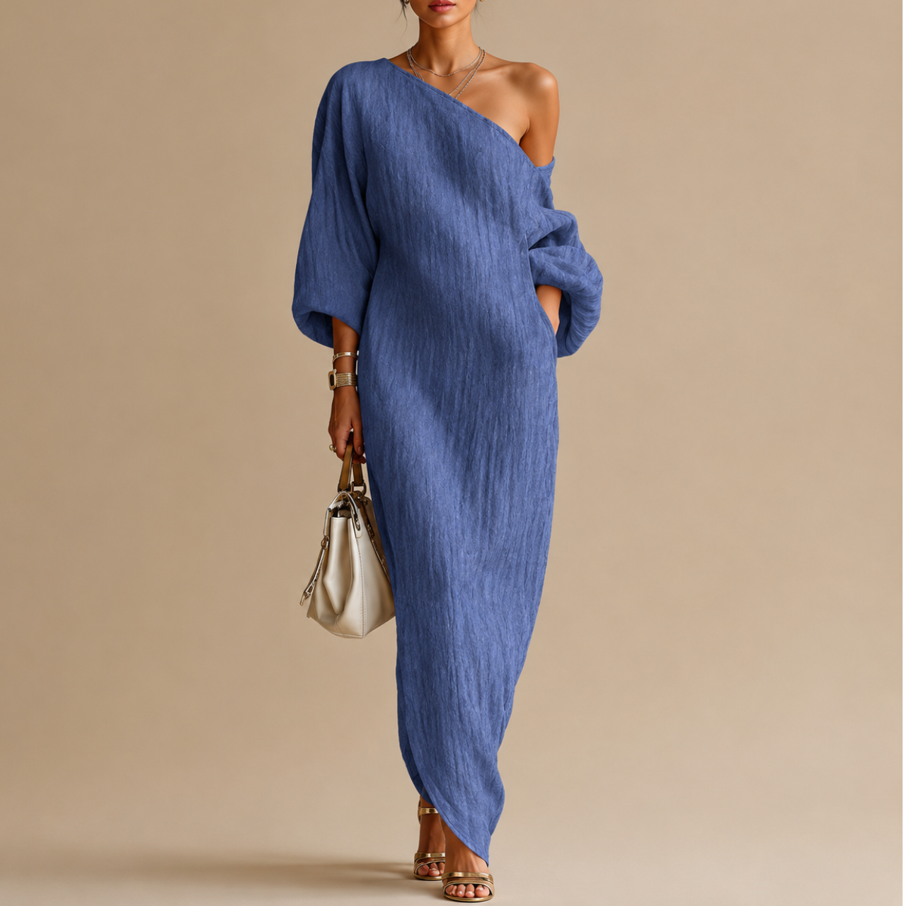 Amara One-Shoulder Maxi Dress