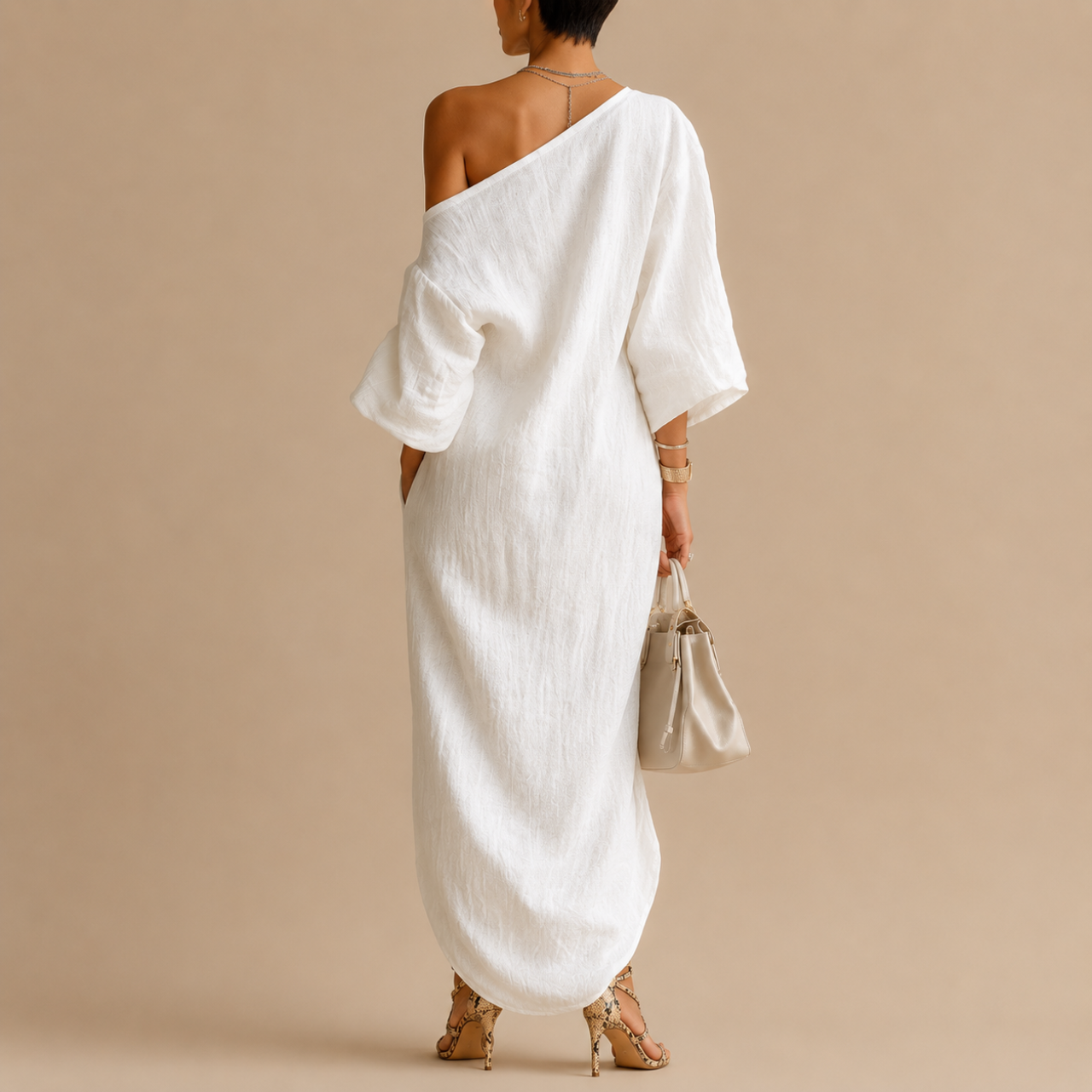 Amara One-Shoulder Maxi Dress