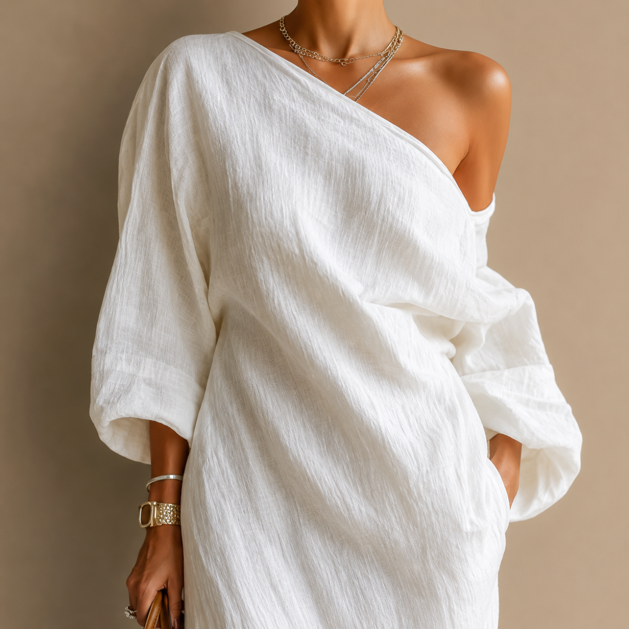 Amara One-Shoulder Maxi Dress
