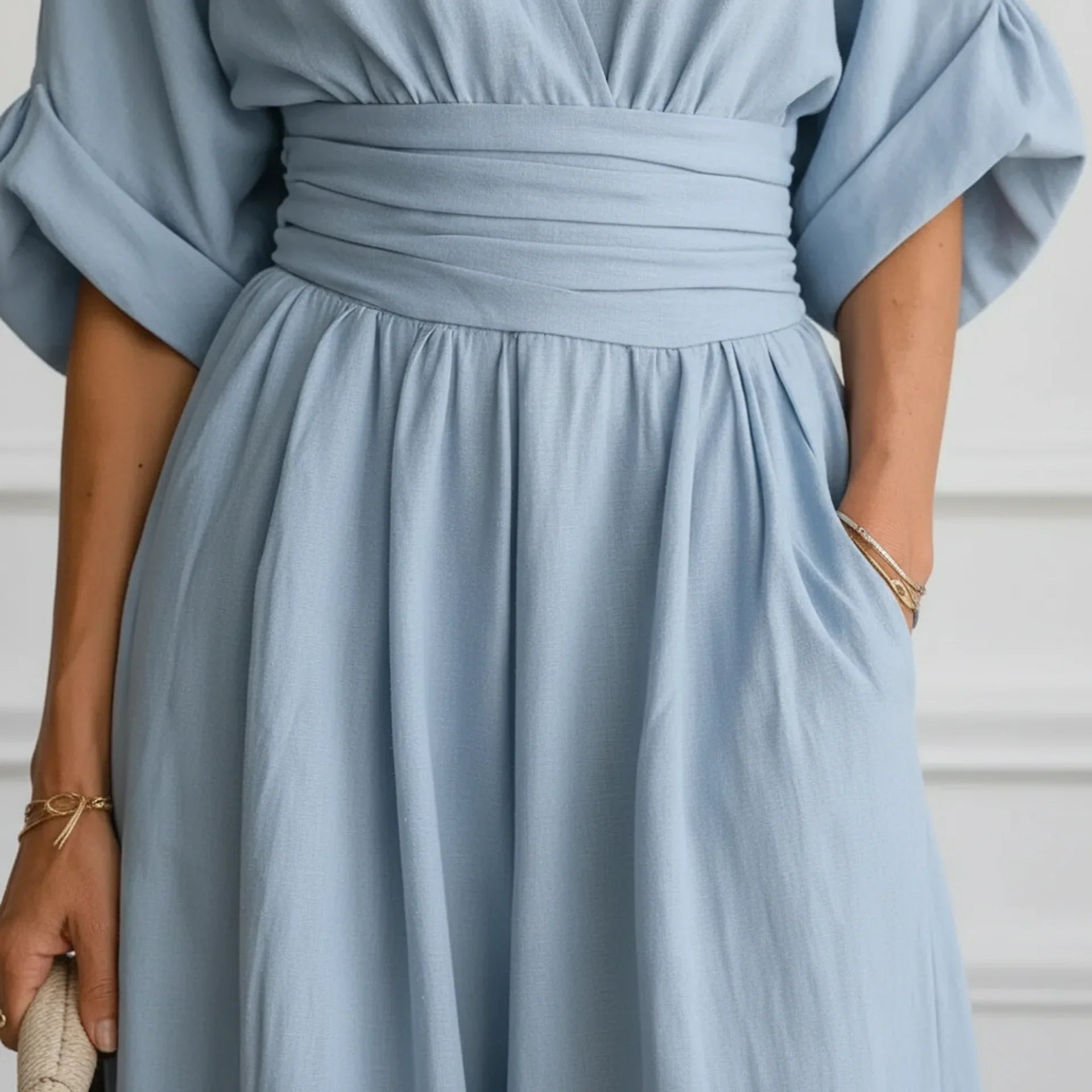 Madison™ | Wide Leg V-Neck Jumpsuit