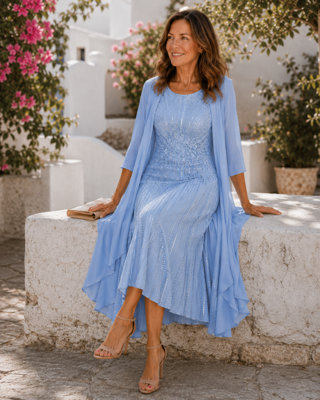 Claudia Shimmering Two Piece Set