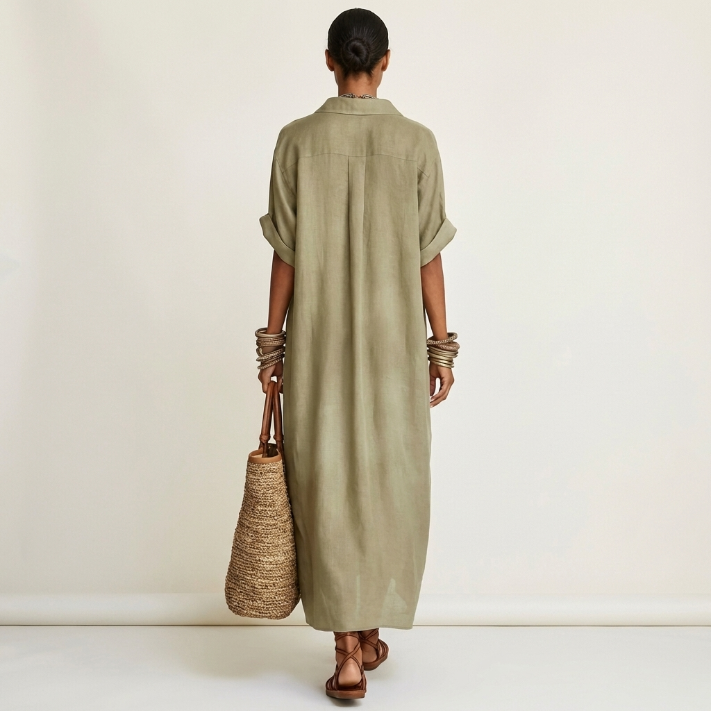Kamira Maxi Shirt Dress