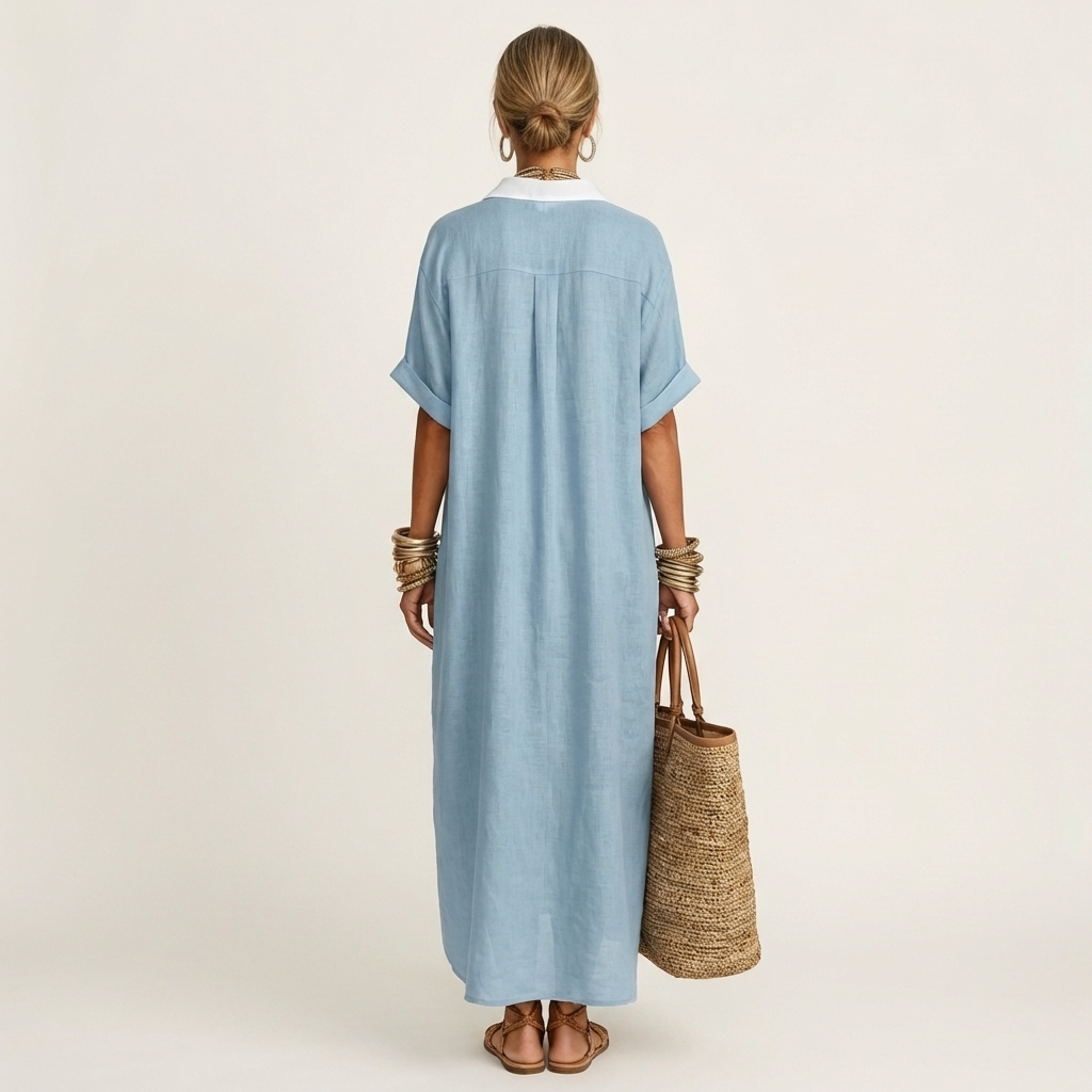 Kamira Maxi Shirt Dress